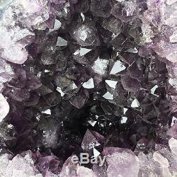 8.25lb Améthyste Naturelle Quartz Cluster Cristal Minéral Spécimen De Guérison Av1524