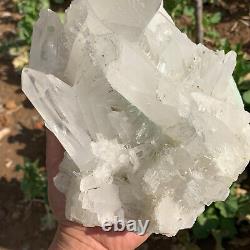 8.5 Lb Cluster De Quartz Naturel Clair Crystal Mineral Point Healing Tqs7576