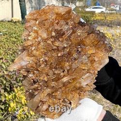 8,59 lb Spécimens minéraux de cristal de quartz naturel en grappes transparentes