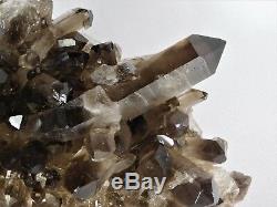 8 Grand Quartz Fumé Cristal Cluster Minéraux Brésil Grand Cadeau Home Décor