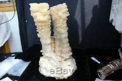 8173g Naturel Blanc Aragonite Crystal Cave Cluster Stalactite Spécimen A12