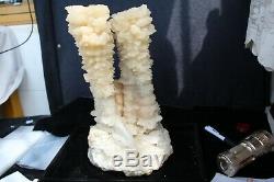 8173g Naturel Blanc Aragonite Crystal Cave Cluster Stalactite Spécimen A12