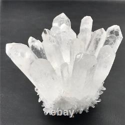 840g Blanc Naturel Cluster Quartz Cristal Point Minéral Spécimen Gemme Xc2860