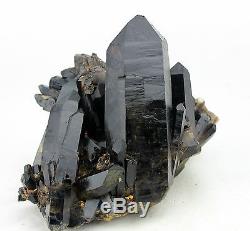 9.31ib Aaa +++ Magnifique Spécimen De Cristal De Quartz Noir Rare