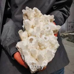 9.81lb Cluster Naturel Blanc D'ananas Quartz Cristal Minéral Spécimen Guérison