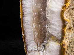 9 'agate Géode Cristal Quartz Poli Druzy Specimen Cluster Brésil