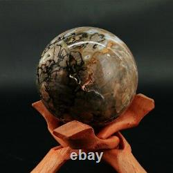 907g Rare Naturel Jolie Agate Cristal Geode Sphere Cluster Ball