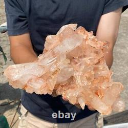 Agrégat de cristaux de quartz naturel blanc cristal 1910G spécimen minéral de guérison