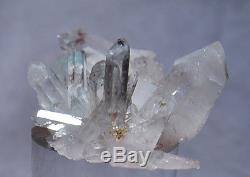 Ajoite En Quartz 1.12 Pouces 232 Carats Natural Crystal Cluster Afrique Du Sud