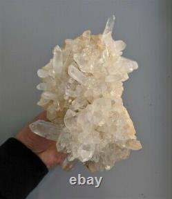 Amas De Quartz (catégorie A) Cristal Naturel De L’himalaya (170x130mm)