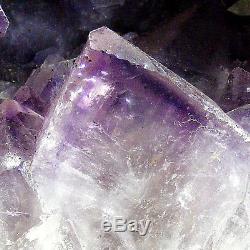 Améthyste Cathédrale Quartz Cristal Cluster Naturel Grosse Géode Grotte 14.3kg 28cm