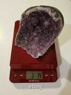 Améthyste Géode Quartz Cluster Cristal Violet Foncé