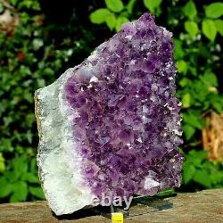 Améthyste Quartz Crystal Cluster Geode Large Natural Raw Mineral Healing 3204g
