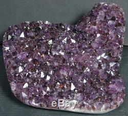 Améthyste Quartz Crystal Cluster Plaque Polie 17 Livres 14x12x7 Violet
