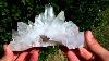 Arkansas Mineral Arc Énorme Forme Quartz Cristal Cluster W Cave Géode