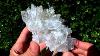 Arkansas Quartz Cristal Minéral Cluster W Secondaire Croissance Tabulaires