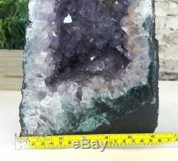 Cathédrale Geode George Quartz Cluster En Cristal De Qualité Améthyste 14.10 Lb (ac150) E