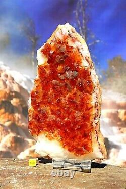 Citrine Quartz Cristal Cluster Large Natural Raw Healing Mineral Druzy 1558g