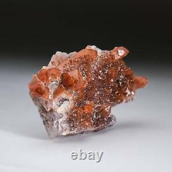 Cluster De Cristal D'hématite De Quartz Rouge Du Maroc (175,7 Grammes)