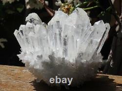Cluster De Cristal De Quartz Clair Naturel De Haute Qualité 544g Brut Et Rugueux