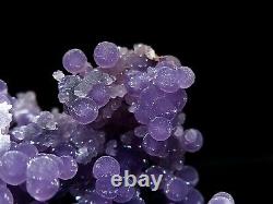 Complet 360 Agate De Raisin Drusy Améthyste Boule De Cristal Cluster