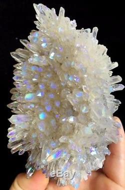 Couleur De L'ange Arc En Ciel Aura Cristal De Quartz Bismuth Briques De Titane Silicium