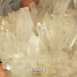 Cristal 6.3lb Quartz Blanc Naturel Cluster Point De Guérison Minérale Des Échantillons