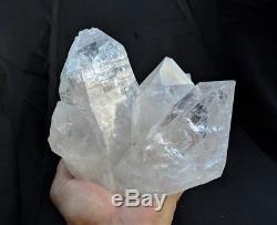 Cristal De L'himalaya Grand Groupe De Quartz Clair 150x135x125mm (2kg)