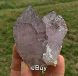 Cristal De Quartz Améthyste, Inclusions D'hématite Rouge Provenant De Purple Heart Mine