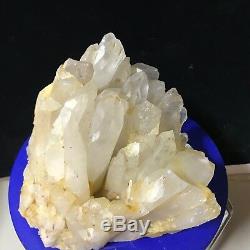Cristal De Quartz Naturel Énorme De 21lb Spécimen Minéral Rare De Squelette Guérir De Guérison