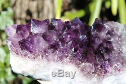 Énorme Améthyste Cristal Cluster XL Violet Brésil Quartz Plus De 2kgs Vente Gratuit Post
