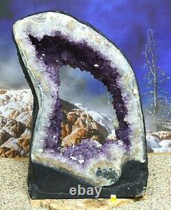 Énorme Améthyste Hollow Crystal Geode Cluster Natural Mineral Healing 11.31kg