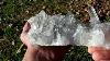 Énorme Arkansas Quartz Crystal Cluster Blue Phantom Faden