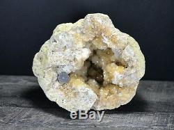 Énorme Geode Qualité Citrine Cristal De 14 Lb Cluster Kentucky Naturel Quartz Gemstone