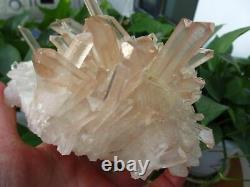 Énorme! Naturel Transparent Rouge Citrine Quartz Cristal Cluster 1209g H1