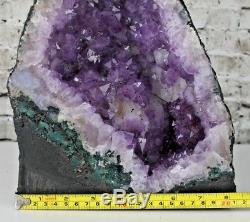 Gorgeous Qualité Améthyste Cristal Quartz Catégorie Geode Cathédrale 14.90 Lb