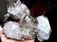 Grand 180x130x62 Mm Nyc Herkimer Diamant Quartz Cristal Chaîne Pochette Cluster El1