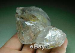 Grand Herkimer Diamant Naturel Cristal De Quartz Chisel Tip Cluster De New York Vente
