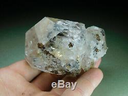 Grand Herkimer Diamant Naturel Cristal De Quartz Chisel Tip Cluster De New York Vente