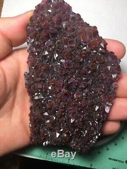 Grand Thunder Bay Amethyst Quartz Cluster Rouge Inclusions Canada Thunder Bay