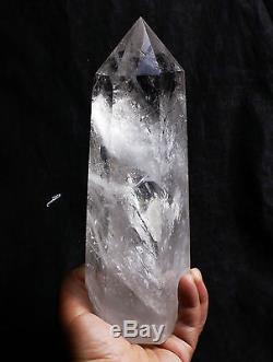 Grande Graine Lémurienne Claire Quartz Natural Point Cluster Crystal Rough Healing
