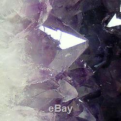 Grande Grotte Naturelle De Geode De Grappe De Cristal De Quartz De Cathédrale D'améthyste 13.3kg 41cm