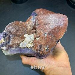 Grappe De Cristal D’hématite Rouge Quartz Thunder Bay Canada Auralite 23
