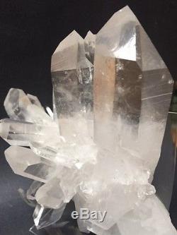Grappe De Cristal De Quartz Mont Ida, Arkansas Museum Quality, 8x6in, Collection Privée