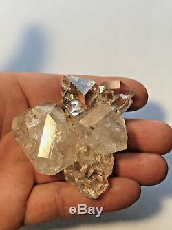 Groupe De Cristaux Herkimer Diamond Quartz Authentiques 10 + Pc Grande Clarté, Esthétique
