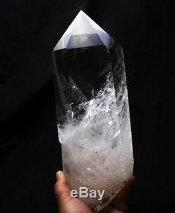 Guérison Approximative En Cristal De Grappe De Point De Grande Grappe Lémurienne Claire Naturelle De Quartz