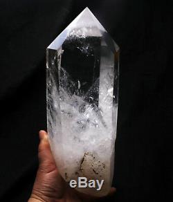Guérison Approximative En Cristal De Grappe De Point De Grande Grappe Lémurienne Claire Naturelle De Quartz