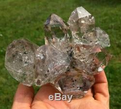 Herkimer Diamond Quartz Crystal Point Cluster De Ace Of Diamonds À New York