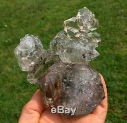 Herkimer Diamond Quartz Crystal Point Cluster De Ace Of Diamonds À New York