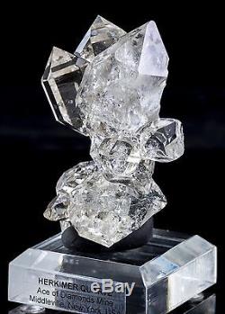 Herkimer Grappe De Quartz Avec 10 Cristaux De La Mine Ace Of Diamonds